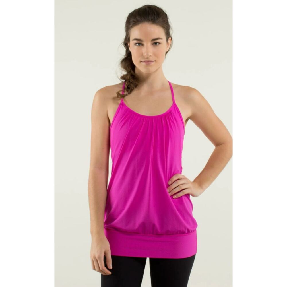 Lululemon No Limits Tank Top Bra Hot Pink Y2K Activewear 2010s